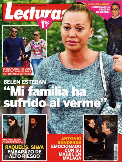 Lecturas revela el sufrimiento de la familia de Belén Esteban durante su estancia en 'Gran Hermano VIP'