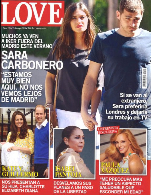 Love y los deseos de Sara Carbonero de seguir viviendo en Madrid