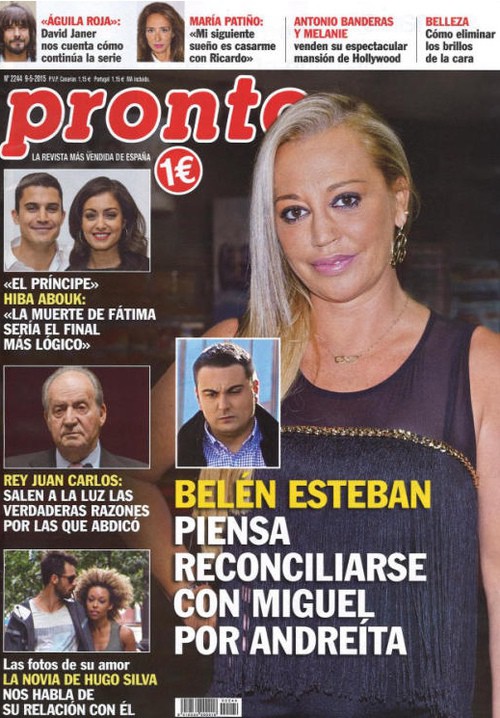 Pronto asegura que Belén Esteban piensa reconciliarse con Miguel
