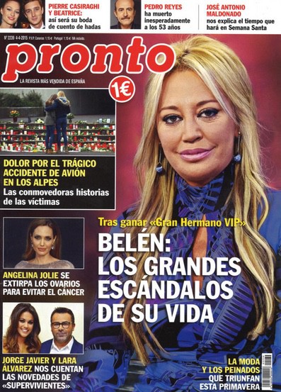 Pronto recoge la escandalosa vida de Belén Esteban