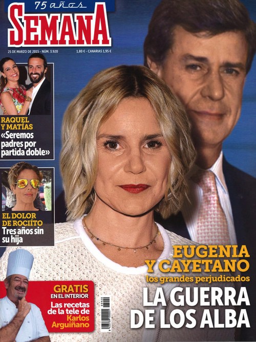 Semana habla de Eugenia y Cayetano, los grandes perjudicados de la guerra de los Alba