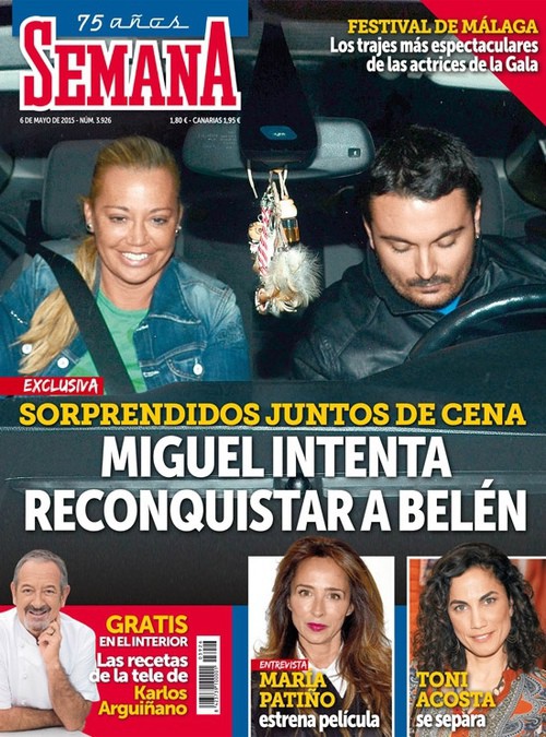 Semana descubre la cena secreta de Belén Esteban y Miguel tras su ruptura