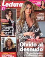 Olvido Hormigos, al desnudo en Lecturas para presentar su novela erótica