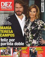 La doble felicidad de María Teresa Campos en Diez Minutos