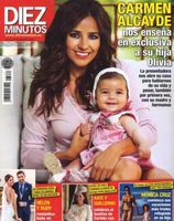 Carmen Alcayde presenta a su hija Olivia en Diez Minutos