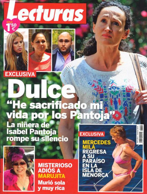 Dulce rompe su silencio y habla de la familia Pantoja en Lecturas