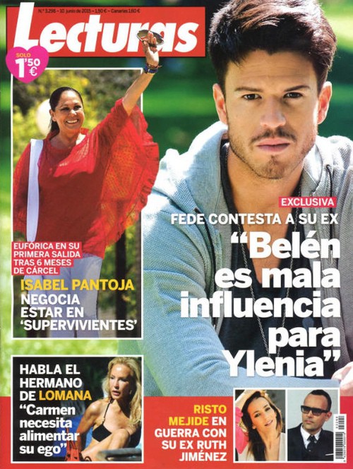 Fede pone a parir a Ylenia y a Belén Esteban en Lecturas