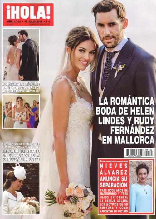 Las fotos de la boda de Helen Lindes y Rudy Fernández en ¡Hola!