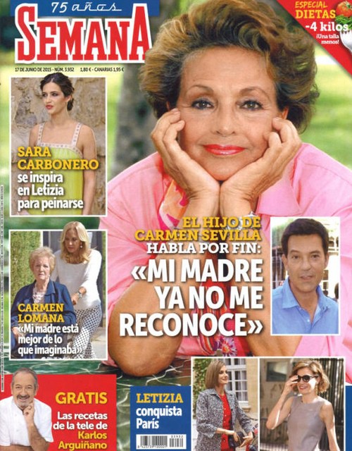 El hijo de Carmen Sevilla habla de cómo está su madre en Semana