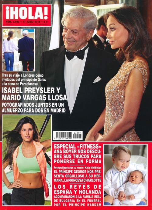 ¡Hola! pilla a Isabel Preysler y Mario Vargas Llosa juntos