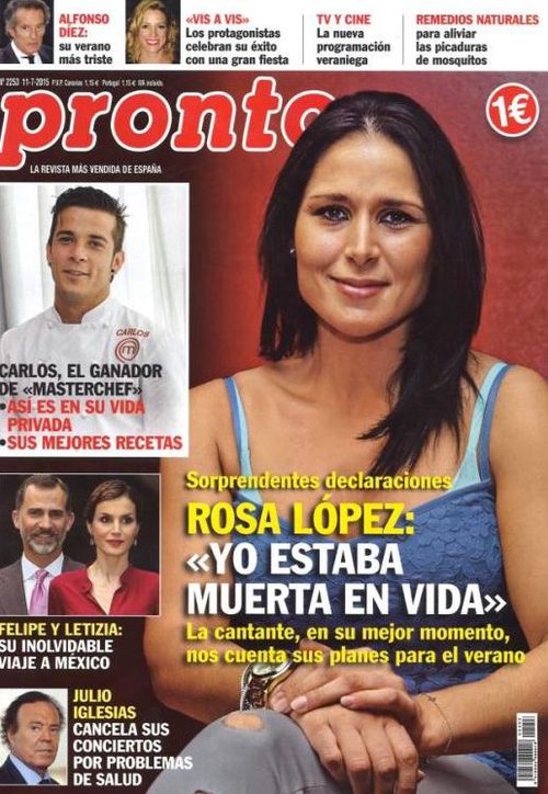 Las impactantes declaraciones de Rosa López en Pronto