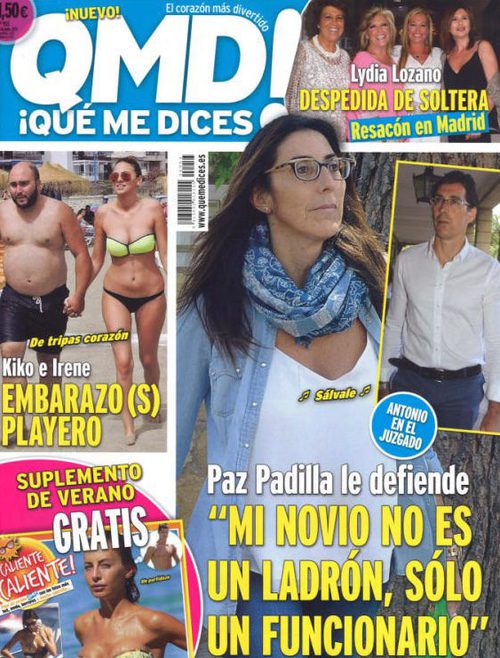 Paz Padilla defiende a su novio en QMD!