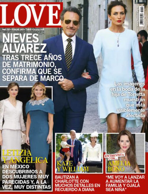 La separación de Nieves Álvarez y Marco Severini en Love