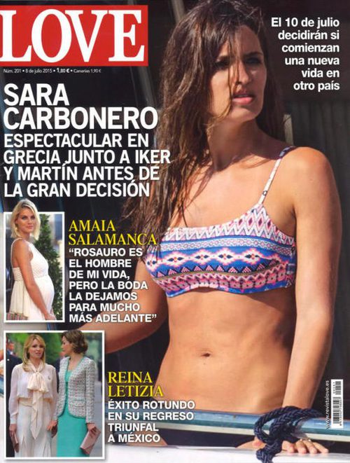 Las vacaciones griegas de Iker Casillas y Sara Carbonero en Love
