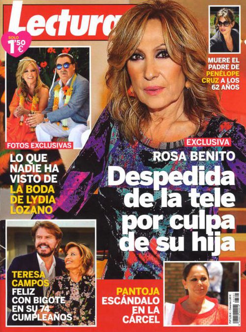La verdad sobre el despido de Rosa Benito de 'Sálvame' en Lecturas