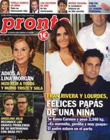 Fran Rivera y Lourdes, felices papás de una niña en Pronto