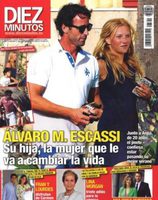 Álvaro Muñoz Escassi y su hija mayor en Diez Minutos
