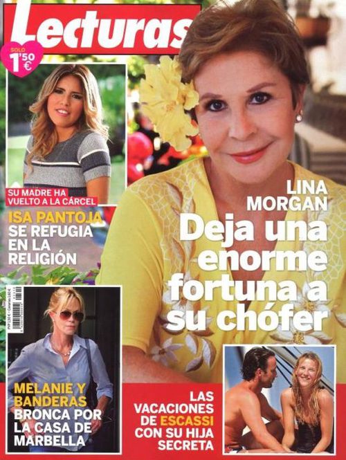 La enorme fortuna de Lina Morgan, en Lecturas