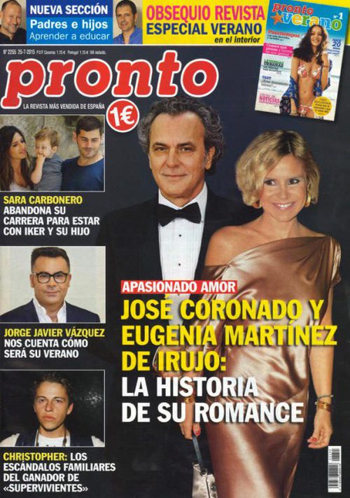La historia del romance de José Coronado y Eugenia Martínez de Irujo en Pronto