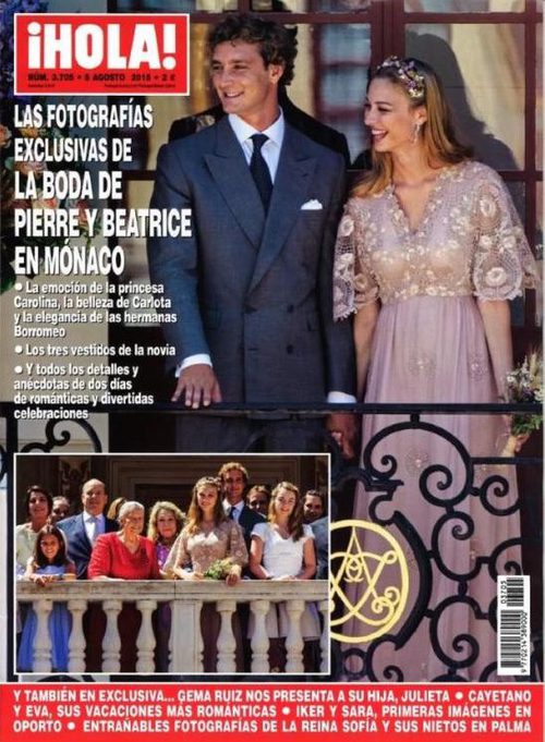 ¡Hola! trae las fotos de la boda de Pierre Casiraghi y Beatrice Borromeo