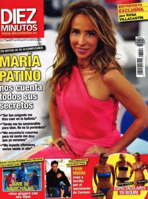 María Patiño se confiesa en Diez Minutos