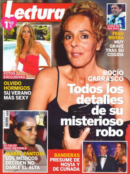 El misterioso robo en casa de Rocío Carrasco en Lecturas