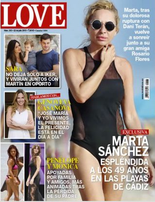 Las vacaciones de Marta Sánchez en Cádiz en Love