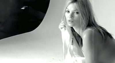 Making of de Kate Moss con la colección primavera 2013 de Stuart Weitzman