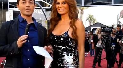 Sonia Monroy en la alfombra roja de los Oscar 2013