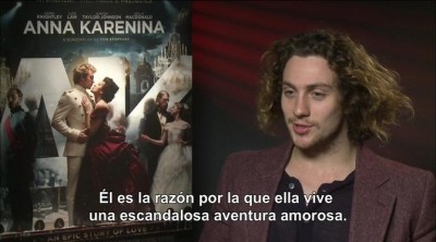 Aaron Taylor-Johnson habla en exclusiva sobre su papel de Vronsky en 'Anna Karenina'