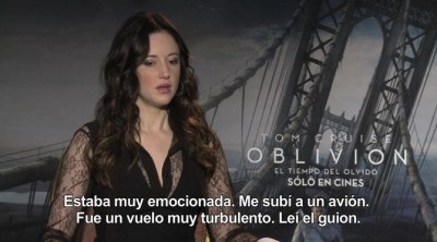 Entrevista exclusiva con la actriz de 'Oblivion' Andrea Riseborough