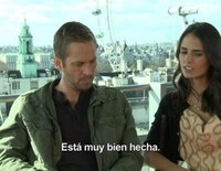 Entrevista exclusiva de Paul Walker y Jordana Brewster en 'Fast & furious 6'