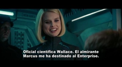 Alice Eve en un clip exclusivo de 'Star Trek: En la oscuridad'