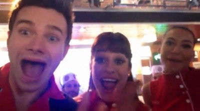 Chris Colfer, Lea Michele y Naya Rivera felicitan a su compañera de 'Glee' Amber Riley