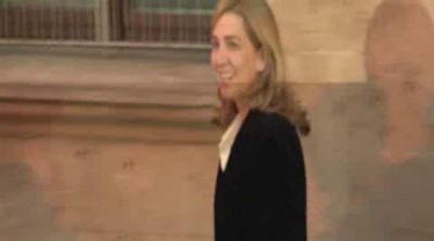 Salida de la infanta Cristina tras declarar como imputada en los juzgados de Palma
