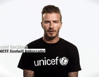 David Beckham, embajador de Unicef contra el ébola