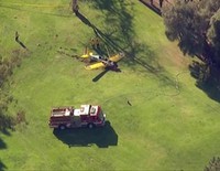 Harrison Ford se estrella con su avioneta en un campo de golf