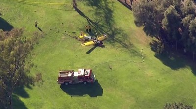 Harrison Ford se estrella con su avioneta en un campo de golf