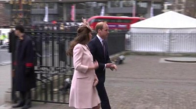 Kate Middleton luce embarazo junto a la Familia Real Británica en el Día de la Commonwealth 2015
