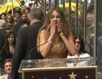 Sofía Vergara recibe su estrella en el Paseo de la Fama de Hollywood