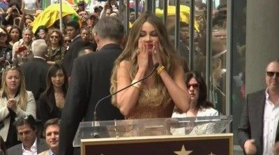 Sofía Vergara recibe su estrella en el Paseo de la Fama de Hollywood