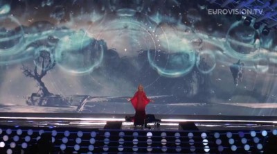 Primer ensayo de Edurne en Viena para Eurovision 2015