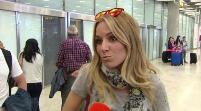 Edurne, contenta con su puesta en escena con 'Amanecer' en Eurovisión 2015