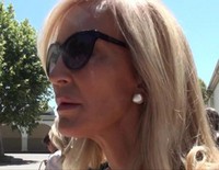 Declaraciones de Carmen Lomana y Rafa Lomana en el funeral de su madre Fefa