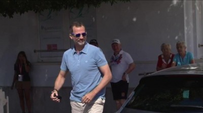 El Rey Felipe acude al Náutico de Palma sin la Reina Letizia
