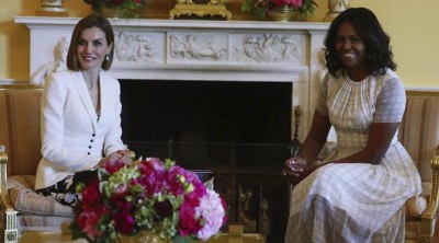 Los Obama abren la Casa Blanca a los Reyes Felipe y Letizia