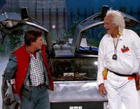 'Regreso al futuro': Jimmy Kimmel recibe la visita de Marty McFly y Doc Brown
