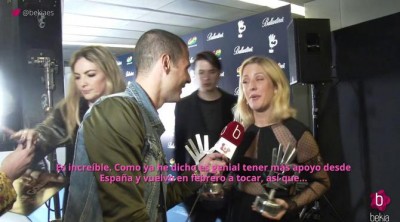 Ellie Goulding agradece el apoyo de sus fans españoles en los Premios 40 Principales