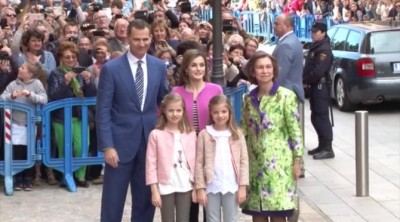 Misa de Pascua 2016: Reunión en Mallorca de la Familia Real Española