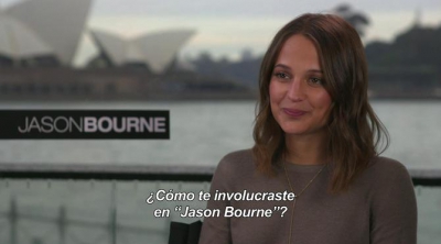 Entrevista exclusiva con Alicia Vikander por 'Jason Bourne'